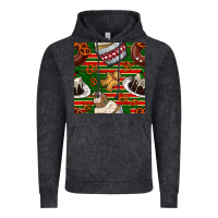 Vintage Black christmas cake seamless pattern Vintage Hoodie - BundleAndBundleShop