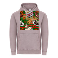 Vintage Zinc christmas cake seamless pattern Vintage Hoodie - BundleAndBundleShop