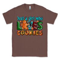 Chestnut just a girl who loves cookies Classic Tee - AdoDesignShop