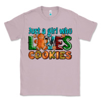 Lilac just a girl who loves cookies Classic Tee - AdoDesignShop
