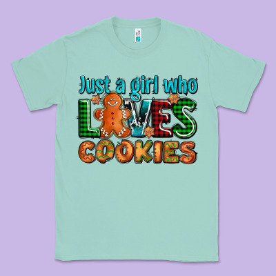Just A Girl Who Loves Cookies Classic Tee Designed By Adodesignshop