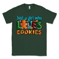 Sports Green just a girl who loves cookies Classic Tee - AdoDesignShop