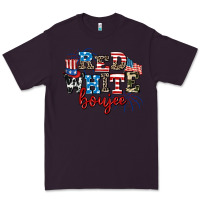 Plum Red whıte boujee Premium Tee - AdoDesignShop