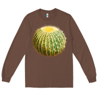 Chestnut golden barrel cactus Long Sleeve Tee - LillyAllenDesigns