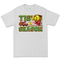 Dove Grey tis' the season softball Premium Tee - Zillion Design Studio