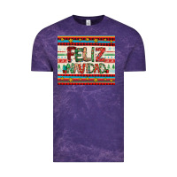 Cloud Purple feliz navidad spanish christmas Vintage Tee - Jasminsmagicworld