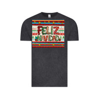 Vintage Black feliz navidad spanish christmas Vintage Tee - Jasminsmagicworld