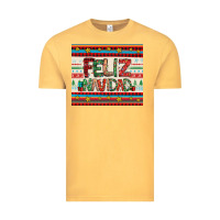 Vintage Mustard feliz navidad spanish christmas Vintage Tee - Jasminsmagicworld
