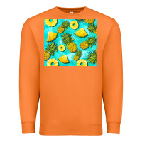 Carrot blue pineapple Premium Sweatshirt - BarkalooDesign