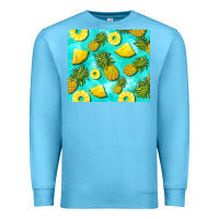 Ocean Blue blue pineapple Premium Sweatshirt - BarkalooDesign