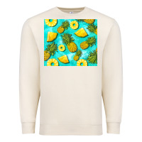 Sandshell blue pineapple Premium Sweatshirt - BarkalooDesign