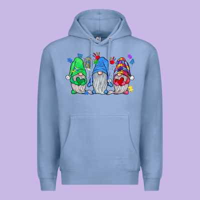 Autism Gnome Premium Hoodie Designed By Jahusdesignshop