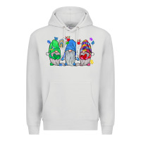 Dove Grey autism gnome Premium Hoodie - JahusDesignShop