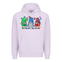 Lilac autism gnome Premium Hoodie - JahusDesignShop