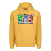 Mustard autism gnome Premium Hoodie - JahusDesignShop