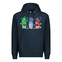 Navy autism gnome Premium Hoodie - JahusDesignShop