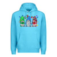 Ocean Blue autism gnome Premium Hoodie - JahusDesignShop