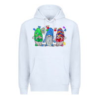 White autism gnome Premium Hoodie - JahusDesignShop