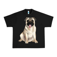 Black pug Urban Heavy Tee - JahusDesignShop