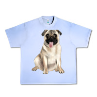 Grape Ice pug Urban Heavy Tee - JahusDesignShop