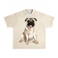 Sandshell pug Urban Heavy Tee - JahusDesignShop