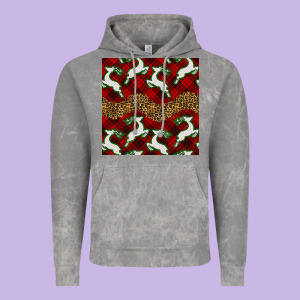 Christmas Deer And Plaid Seamless Pattern Vintage Hoodie Designed By Bundleandbundleshop