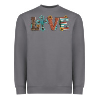 Storm western love with cross Heavyweight Sweatshirt - Artiststas