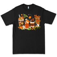 Black fall nurse coffee cups Premium Tee - texasbilliewilder