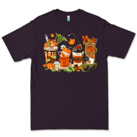 Plum fall nurse coffee cups Premium Tee - texasbilliewilder