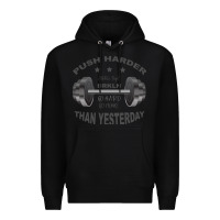 Black push harder Premium Hoodie - Bettercallsaul