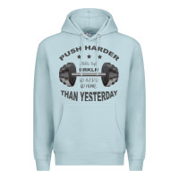 Blue Mist push harder Premium Hoodie - Bettercallsaul