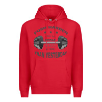 Red push harder Premium Hoodie - Bettercallsaul