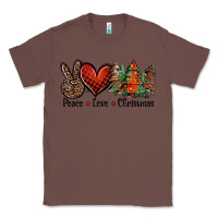 Chestnut Peace love western christmas trees Classic Tee - Jasminsmagicworld