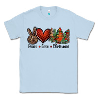 Peace Love Western Christmas Trees Classic Tee | Teevron