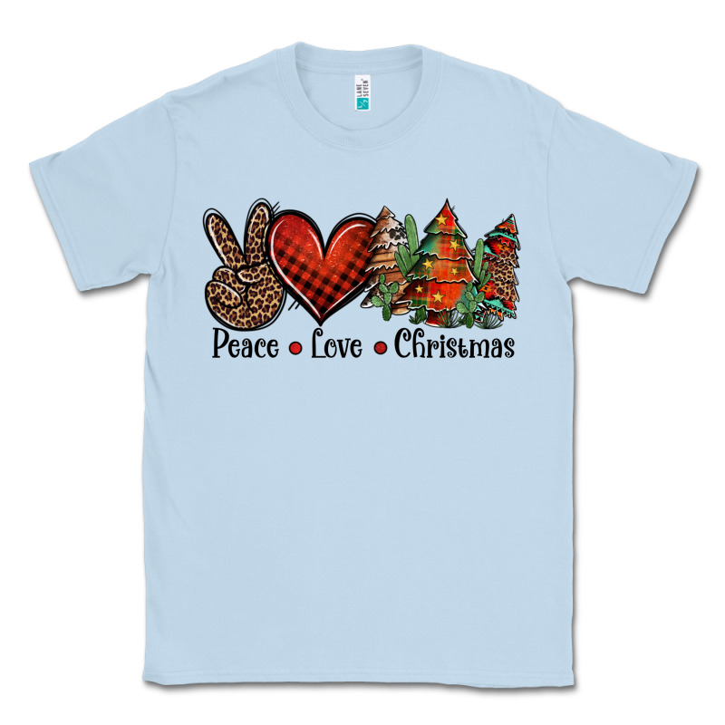 Peace Love Western Christmas Trees Classic Tee by Jasminsmagicworld | Teevron