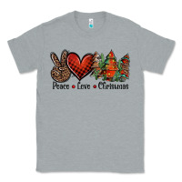 Heather Grey Peace love western christmas trees Classic Tee - Jasminsmagicworld