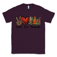 Plum Peace love western christmas trees Classic Tee - Jasminsmagicworld