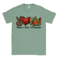 Sage Peace love western christmas trees Classic Tee - Jasminsmagicworld
