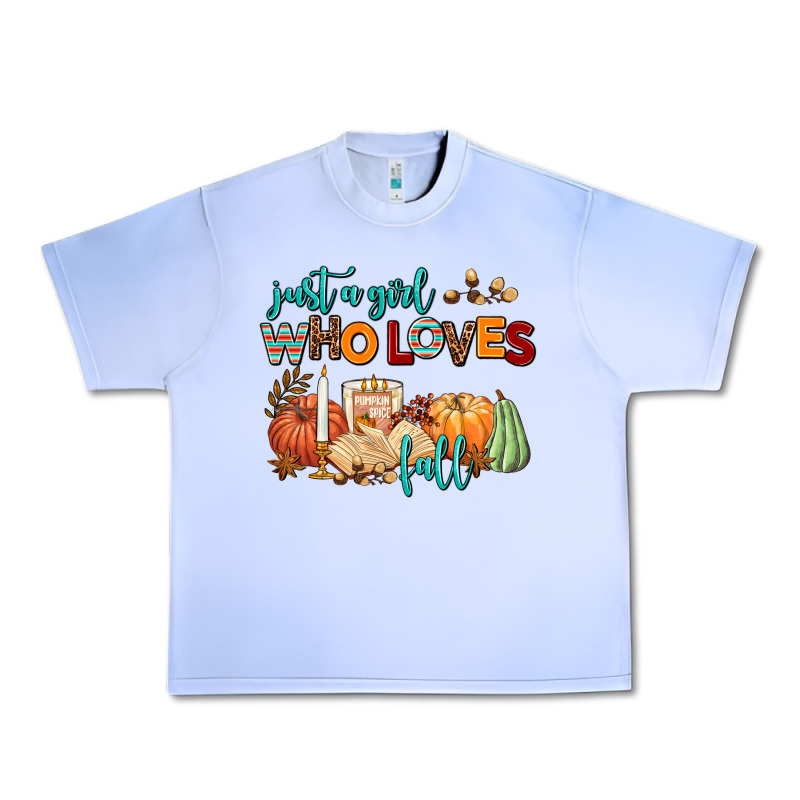 Just A Girl Who Loves Fall Urban Heavy Tee by AdoDesignShop | Teevron