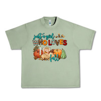 Oil Green just a girl who loves fall Urban Heavy Tee - AdoDesignShop
