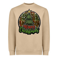 Mushroom happy christmas black Heavyweight Sweatshirt - JahusDesignShop