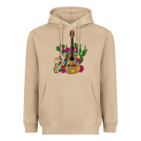Mushroom ,mexican sombrero guitar rose cactus Heavyweight Hoodie - Artiststas