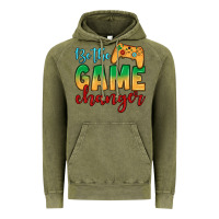 Vintage Olive Be the game changer Vintage Hoodie - JahusDesignShop