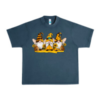 Midnight Navy western bee gnomes beehive honey sunflowers Urban Heavy Tee - Artiststas