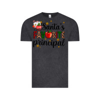 Vintage Black santa's favorite principal Vintage Tee - AdoDesignShop