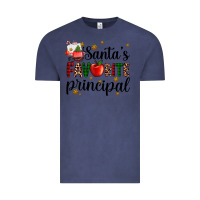 Vintage Denim santa's favorite principal Vintage Tee - AdoDesignShop