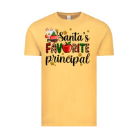 Vintage Mustard santa's favorite principal Vintage Tee - AdoDesignShop