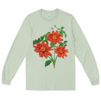 Matcha tithonia fiesta del sol sunflower Long Sleeve Tee - LillyAllenDesigns