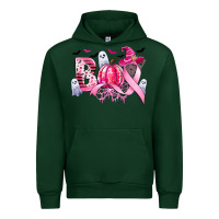 Forest Green boo pink pumpkin witch breast cancer Urban Hoodie - CowGirlArtShop