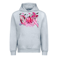 Heather Grey boo pink pumpkin witch breast cancer Urban Hoodie - CowGirlArtShop